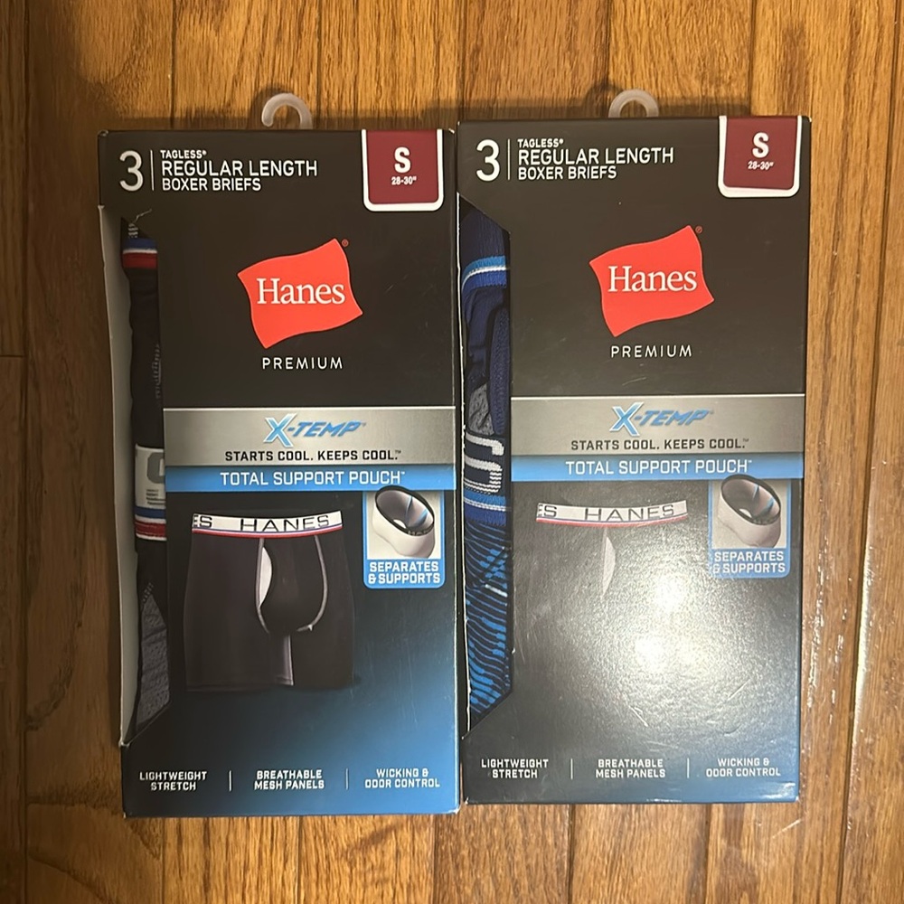 Hanes Premium Boxer Briefs 2-Pack